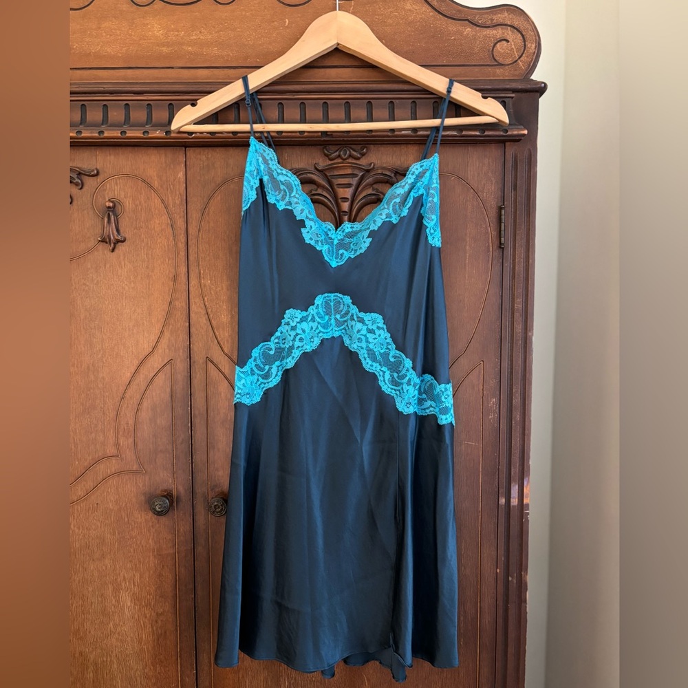 Victoria’s Secret Silk Nightgown Lace Dress